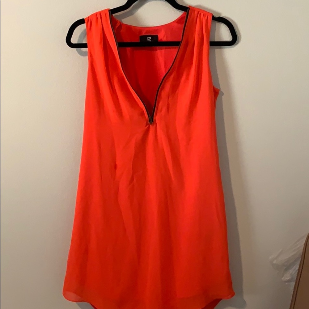 Bright pink dress